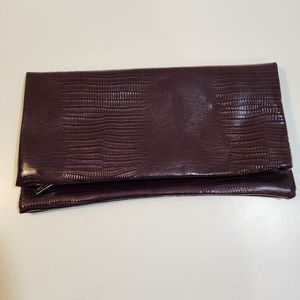 Nordstrom Purple Textured Clutch